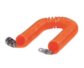 亚德客AirTAC 螺旋气管，UCS080050GE060MA2，Φ8×Φ5，橙色，6m/根，带公母快速接头