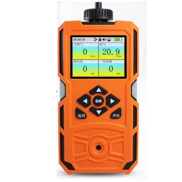 EDKORS/爱德克斯 气体检测仪，四合一泵吸式气体检测仪 X-4(BX) (氧气/一氧化碳/硫化氢/可燃气体)