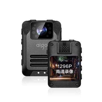 aigo/爱国者 执法记录仪,DSJ-T5 64G 1296P高清红外夜视红蓝爆闪11小时连续录像三防随身便携