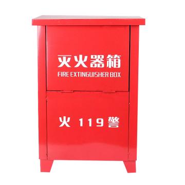 SAFEWARE/安赛瑞 加厚款4#灭火器箱（可装2瓶），54×37×18cm，适用于4kg/5kg干粉灭火器，20963