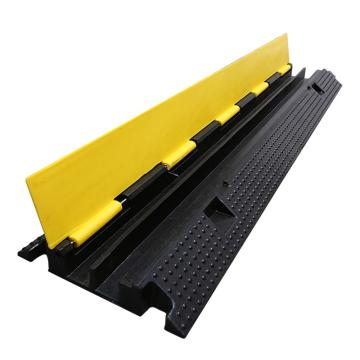 SAFEWARE/安赛瑞 橡胶线板二线槽，pvc盖板电线保护槽，室内室外减速带压线板走线槽