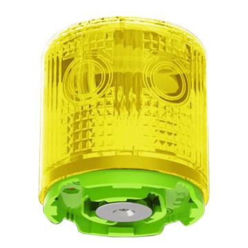 SAFEWARE/安赛瑞 太阳能警示灯，闪烁路障爆频信号，高空塔机夜间施工灯，黄色，机械闪烁磁钢款