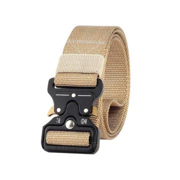 SAFEWARE/安赛瑞 户外腰带 多功能作训腰带户外装备裤腰带 尼龙工装腰带 3.8cm宽 卡其，300401
