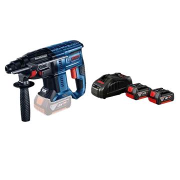 BOSCH/博世，18V锂电充电式四坑电锤钻，18V4.0Ah2电1充，GBH180-LI，0611911180+1600A01B71