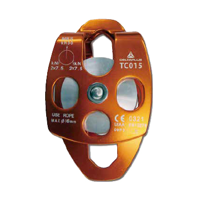 DELTAPLUS/代尔塔 双滑轮，509007，TC015 铝制