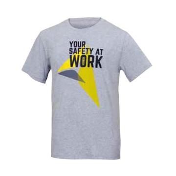 DELTAPLUS/代尔塔 圆领T恤，405431-M，ROMA 罗马时尚T恤 纯棉灰色