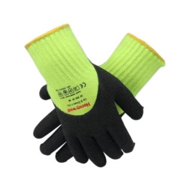 Honeywell/霍尼韦尔 防寒手套,2232023CN-09,Up&Down I viz乳胶耐磨防寒工作手套 醒目黄色