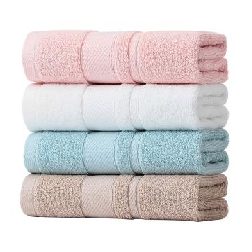 GRACE/洁丽雅 纯棉素色抗菌方巾,35*35cm,55g 7263 随机色