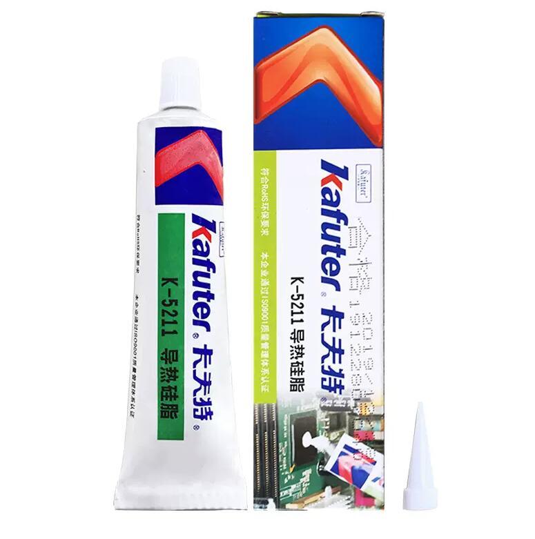 kafuter/卡夫特 耐高温散热膏导热硅脂,K-5211,白色,100g/支