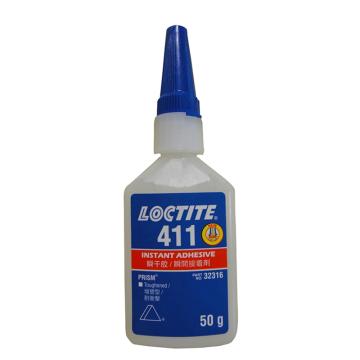 LOCTITE/乐泰 瞬干胶,Loctite 411 低白化 填缝型,50g