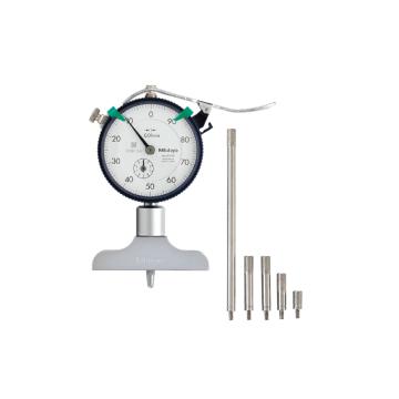 Mitutoyo/三丰 指针式深度表,深度尺 0-200*0.01mm 基座63.5×16mm,7211A,不含第三方检测