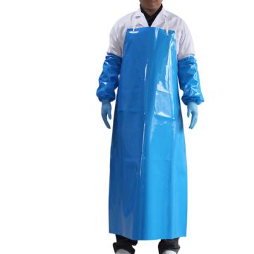 食安库 食品级TPU围裙,20丝,蓝色（原料绳）,220913