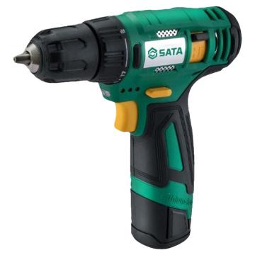 SATA/世达 充电式起子电钻手电钻,夹持10mm,扭矩30Nm,12V/2.0Ah电池一电一充,51005C