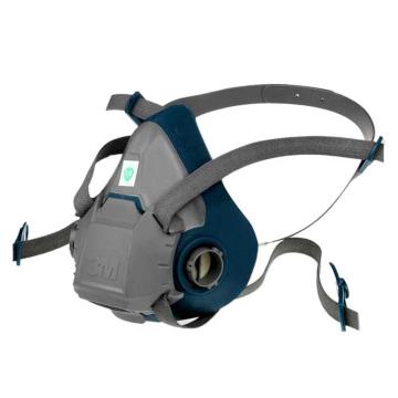 3M 硅胶半面型防护面罩中号 ,6502 ,自吸过滤式半面罩 ,1个/袋