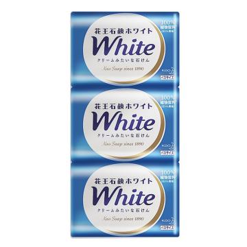 KAO/花王 天然植物牛奶香皂 ,130g*3块