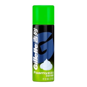 Gillette/吉列 剃须泡清新柠檬香型 ,210g