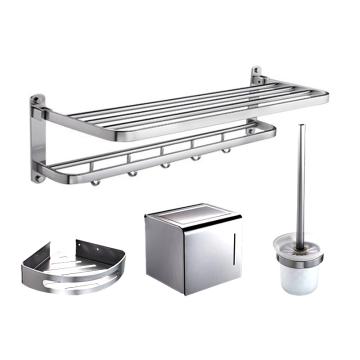 JOMOO/九牧 太空铝4件套 ,卫浴毛巾架太空铝卫生间浴室置物架浴巾架五金挂件套装 ,9394154-7Z-1