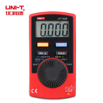 UNI-T/优利德 口袋型数字万用表 ,UT120A