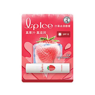 Mentholatum/曼秀雷敦 什果冰润唇膏 ,草莓3.5g