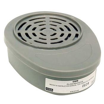 MSA/梅思安 滤毒盒 ,10120743 ,优越型面罩配套用滤片 GMB(AG) 防护酸性气体 ,2个/包