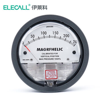 ELECALL/伊莱科 微压差表 ,TE2000 0-250Pa