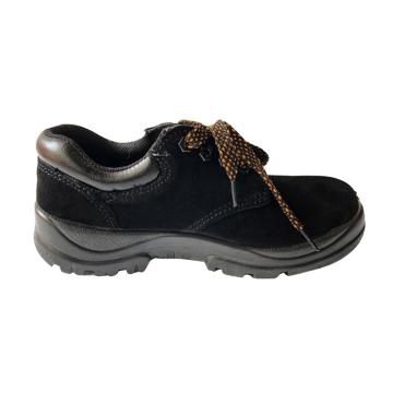 QB/祺宝 黑色翻毛皮安全鞋 ,防砸 ,78010-39
