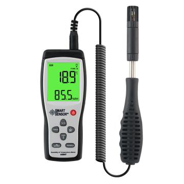 SMART SENSOR/希玛 数字温湿度计 ,AS847 ,-10~50℃ ,-20~1000℃（K-type) ,5~98%RH