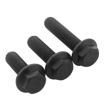 EG/鹏驰五金 10.9级GB5789外六角法兰面螺栓，M6-1.0X12，发黑，500个/盒