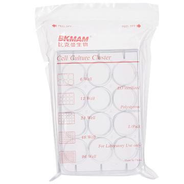 BKMAM/比克曼生物 细胞培养板，12孔有盖，110303006，1个/袋，200袋/箱