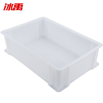 ICEY/冰禹 加厚塑料物流周转箱，工具零件盒收纳箱，BY-5S1，7号白300*200*87mm