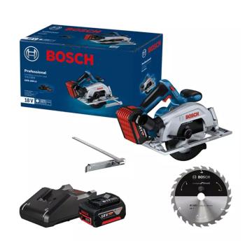 BOSCH/博世 锂电充电式圆锯，18V，直径165mm，两电一充，GKS 185-LI 2B，06016C1282