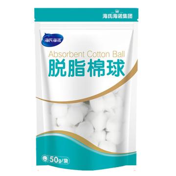 HYNAUT/海氏海诺 脱脂棉球，50g/袋