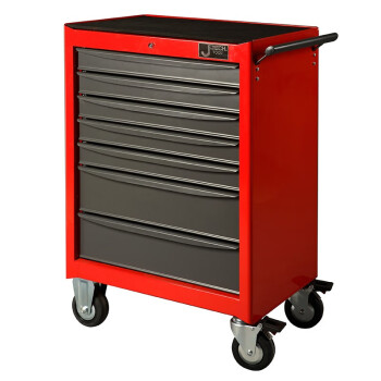 JETECH/捷科 7抽屉工具车，RC-7，多功能工具箱 工具推车 工具柜 移动维修工具车