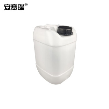SAFEWARE/安赛瑞 塑料桶堆码桶（20L），化工桶油桶废液桶密封塑料桶存水桶带盖方桶 本色