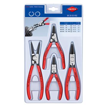 KNIPEX/凯尼派克 Knipex 精密卡簧钳，4件套，00 20 03 V02