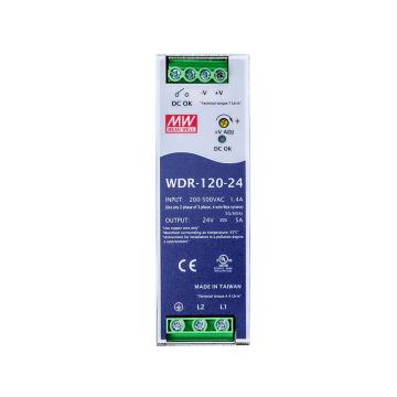 MEANWELL/明纬 开关电源，WDR-120-24