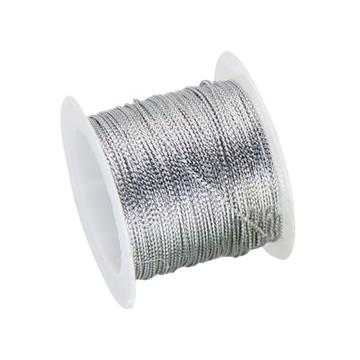 SAFEWARE/安赛瑞 12股金丝线，丝带，（宽×长）：1mm×23m，银色（5卷装，包），25119