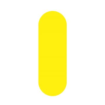 SAFEWARE/安赛瑞 5S管理地贴-一型，黄色，50×150mm，15779，10个/包