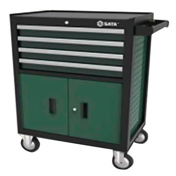SATA/世达 汽修4抽屉2门工具车（27寸），95125