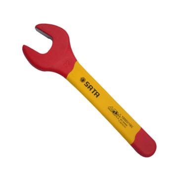 SATA/世达 双色柄VDE绝缘开口扳手，14mm，41314