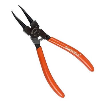 SHEFFIELD/钢盾 美式穴用直口卡簧钳，7寸，S047030