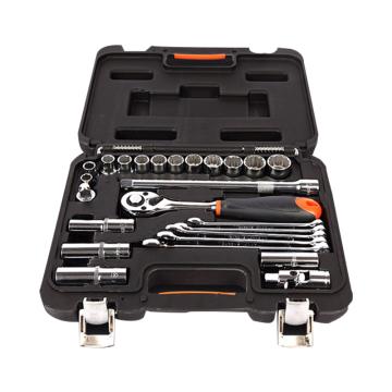 SHEFFIELD/钢盾 手工具套装，25件套12.5mm系列综合组套，S010025