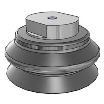 SMC 真空吸盘，ZPT80HBN-B8