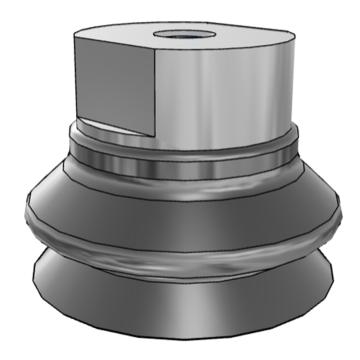 SMC 真空吸盘，ZPT40HBN-B8