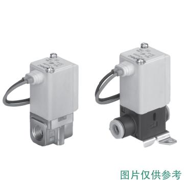 SMC 小型直动式2通电磁阀，空气用单体，VDW20NA
