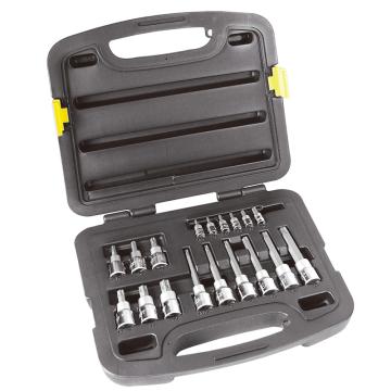 STANLEY/史丹利 18件套6.3MM,12.5MM系列花形旋具套筒组套，91-941-22
