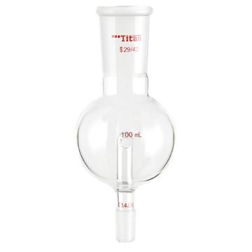 Titan/泰坦 防溅球，具回流孔，上磨口：29/42，下磨口：14/20，100ml 特优级，TA602914，1个