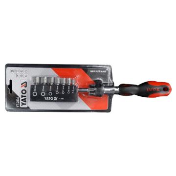 YATO/易尔拓 棘轮螺丝批组套,14件套,YT-2804