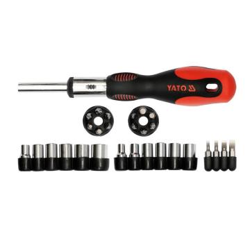 YATO/易尔拓 棘轮螺丝批组套，YT-2808