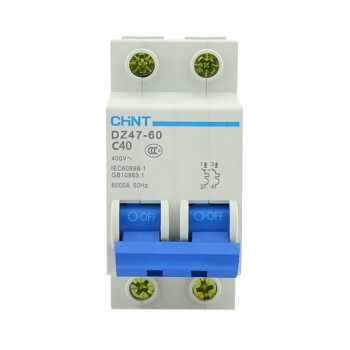 CHINT/正泰 微型断路器 ,DZ47-60 2P 40A C型 ,DZ47-60 2P C40